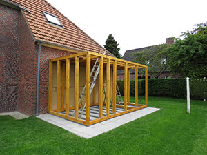 Konstruktion Sauna