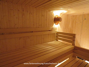 Sauna im Winter